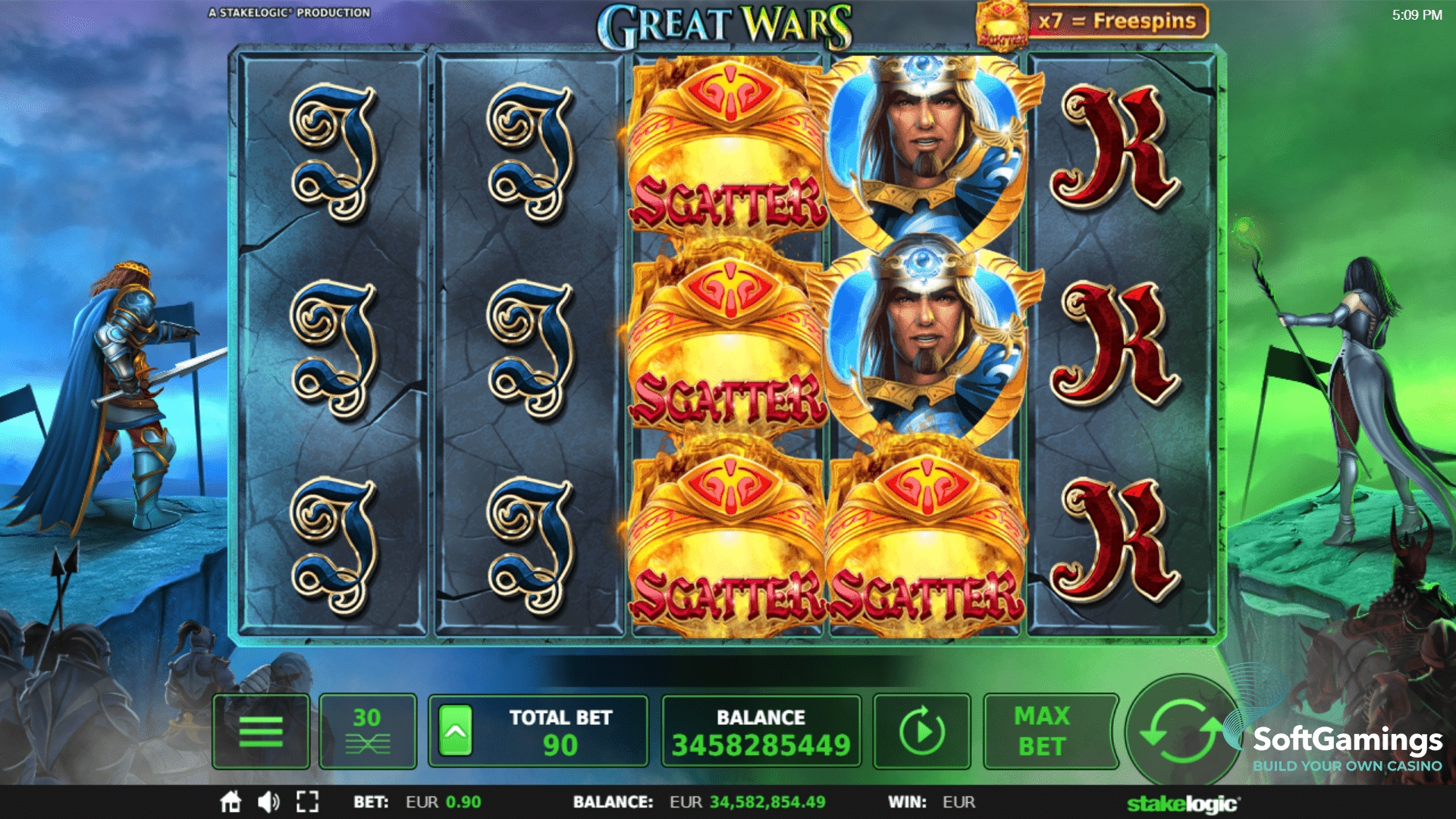 Онлайн слоты «Great Wars» на сайте казино Vulkan Stars